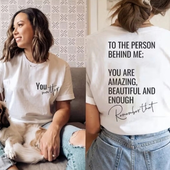 Comfort Colors Tops - "You matter" top